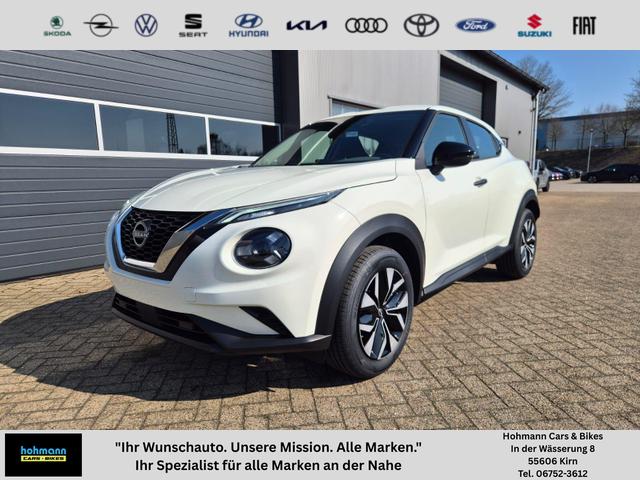 Nissan Juke - 1.0 DIG-T 114PS Acenta Klimaautomatik Sitzheizung R&uuml;ckf.Kamera Bluetooth Touchscreen wireless Apple CarPlay Android Auto