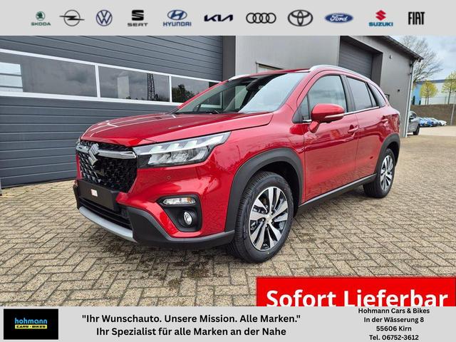 Suzuki S-Cross - Comfort+ 110PS Automatik MHEV 1.4 Boosterjet Teilleder Navi Klimaautomatik Sitzheizung ACC PDC v+h 4x Kamera Suzuki-Radio Apple CarPlay Android Auto Touchscreen 2xKeyless 17-LM