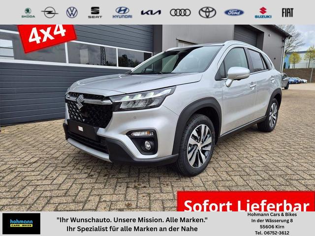 Suzuki S-Cross - Comfort+ 110PS MHEV 4x4 ALLGRIP 1.4 Boosterjet Teilleder Navi Klimaautomatik Sitzheizung ACC PDC v+h 4x Kamera Suzuki-Radio Apple CarPlay Android Auto Touchscreen 2xKeyless 17-LM