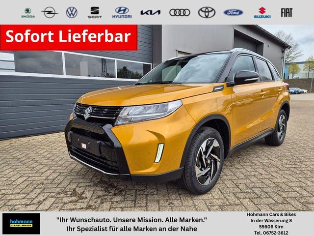 Suzuki Vitara - Comfort+ 110PS Automatik MHEV 1.4 Boosterjet Teilleder Navi Klimaautomatik Sitzheizung ACC PDC v+h R&uuml;ckf.Kamera Suzuki-Radio Apple CarPlay Android Auto Touchscreen 2xKeyless 17-LM