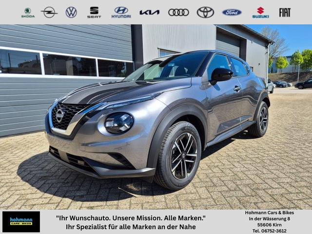 Nissan Juke - 1.0 DIG-T 114PS N-Connecta Teil-Leder Klimaautomatik PDC v+h R&uuml;ckf.Kamera Bluetooth Touchscreen Apple CarPlay Android Auto 17"LM
