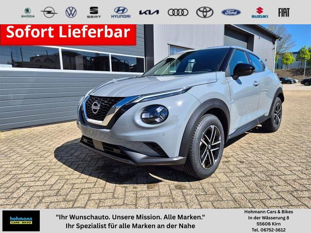 Nissan Juke - 1.0 DIG-T 114PS N-Connecta Teil-Leder Klimaautomatik PDC v+h R&uuml;ckf.Kamera Bluetooth Touchscreen Apple CarPlay Android Auto 17"LM