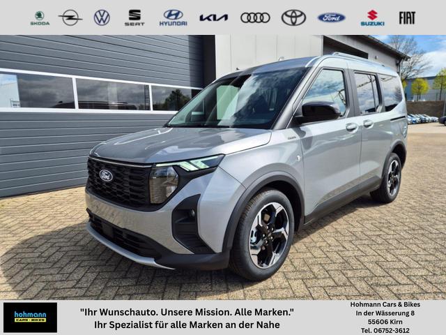 Ford Tourneo Courier - 1.0 EcoBoost 125PS Active Teil-Leder Sitzheizung Lenkradheizung Klimaautomatik PDC v+h R&uuml;ckf.-Kamera ACC TWA Frontscheibe beheizb. Ford-Navi SYNC4 Apple CarPlay + Android Auto