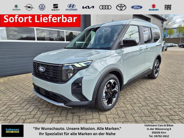 Ford Tourneo Courier - 1.0 EcoBoost 125PS Active Teil-Leder Sitzheizung Lenkradheizung Klimaautomatik PDC v+h R&uuml;ckf.-Kamera ACC TWA Frontscheibe beheizb. Ford-Navi SYNC4 Apple CarPlay + Android Auto