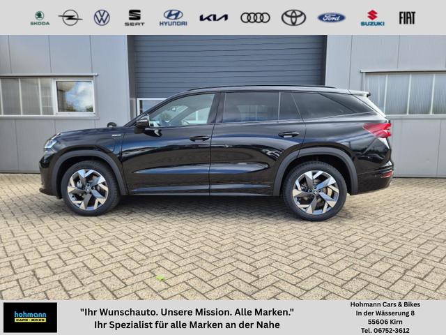 Skoda Kodiaq - Sportline 1.5 TSI 204PS PHEV DSG schwenkb. AHK elektr. PanoDach HUD Alcantara PDC v+h 360&deg;Kamera CANTON Sound Klimaautomatik Sitzheizung Lenkradheizung Navi Apple CarPlay Android Auto 2xKeyless 19"LM vollelektr. Reichweite 116KM
