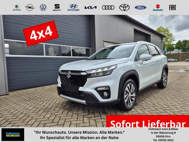 Suzuki S-Cross - Comfort+ 110PS MHEV 4x4 ALLGRIP 1.4 Boosterjet Teilleder Navi Klimaautomatik Sitzheizung ACC PDC v+h 4x Kamera Suzuki-Radio Apple CarPlay Android Auto Touchscreen 2xKeyless 17-LM