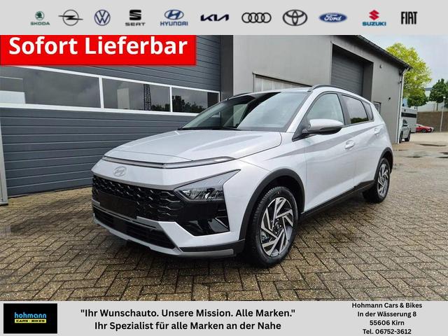 Hyundai BAYON - Trend 1.0 T-GDI 90PS Klimaautomatik R&uuml;ckf.Kamera Parksensoren Sitzheizung Lenkradheizung Bluetooth Touchscreen Tempomat Apple CarPlay + Android Auto 16"LM