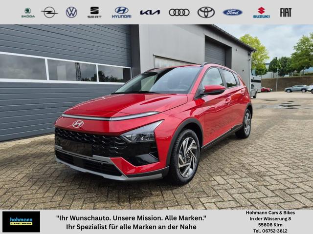 Hyundai BAYON - Trend 1.0 T-GDI 90PS Klimaautomatik R&uuml;ckf.Kamera Parksensoren Sitzheizung Lenkradheizung Bluetooth Touchscreen Tempomat Apple CarPlay + Android Auto 16"LM