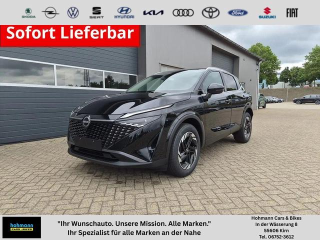 Nissan Qashqai - 1.3 DIG-T MHEV 158 PS X-Tronic N-Connecta Teil-Leder PanoGlasdach Klimaautomatik Sitzheizung Lenkradheizung Navi ACC PDC v+h 360&deg;Kamera DAB Bluetooth Touchscreen Apple CarPlay Android Auto 18"LM