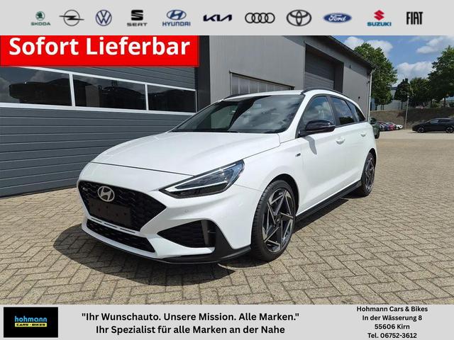 Hyundai i30 Kombi - 1.6 T-GDI 150PS Automatik N-Line Sitzheizung Lenkradheizung Klimaautomatik Navi 10,3"-Touchscreen Bluelink Apple CarPlay + Android Auto PDC v+h R&uuml;ckf.Kamera 18-LM