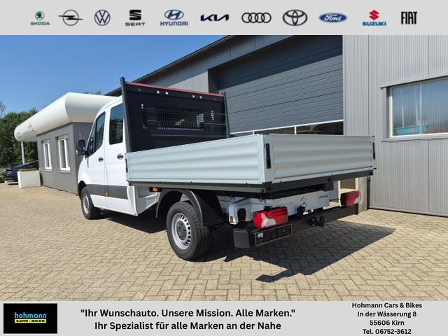 Mercedes-Benz Sprinter - 317 Pritsche Doppelkabine L2 2.0 CDi 170PS Automatik Heckantrieb 3,5t 6-Sitzer AHK Klimaautomatik Bluetooth DAB Apple CarPlay Android Auto R&uuml;ckf.Kamera Tempomat Ganzj.Reifen