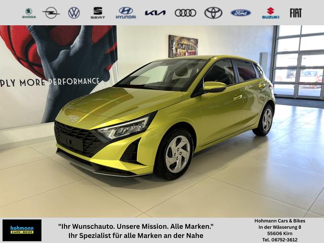 Hyundai i20 - GO 1.2 MPI 58 kW (79 PS) Licht Paket! Navigationssystem, Bluetooth, DAB, Klimaanlage, Rückfahrkamera, Apple CarPlay, Android Auto, PDC hinten, Sitzheizung, Lenkradheizung, Spurassistent, Tempomat uvm.
