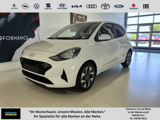 Hyundai i10 - i Line Plus 1,0 MT 49 kW (67 PS) Klimaanlage, Lenkradheizung, Sitzheizung, Höhenverstellbarer Fahrersitz, Radio, DAB, Android Auto & Apple CarPlay, Tempomat, Spurhalteassistent, Verkehrszeichenerkennung, Privacy Glass, 15 Z Leichtmetallfelgen, uvm.