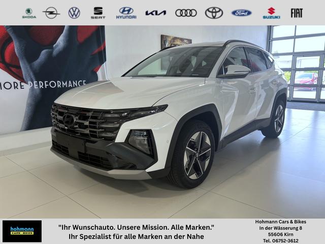 Hyundai TUCSON - GO+ 1.6 T-GDI Hybrid 4WD AT 158 kW / 215 PS Smart Sense-Paket, 2-Zonen-Klimaautomatik, Android Auto, Apple CarPlay, Voll-LED Scheinwerfer, Keyless Go, Navigationssystem, Virtual Cockpit, 18 Zoll Leichtmetallfelgen, uvm.