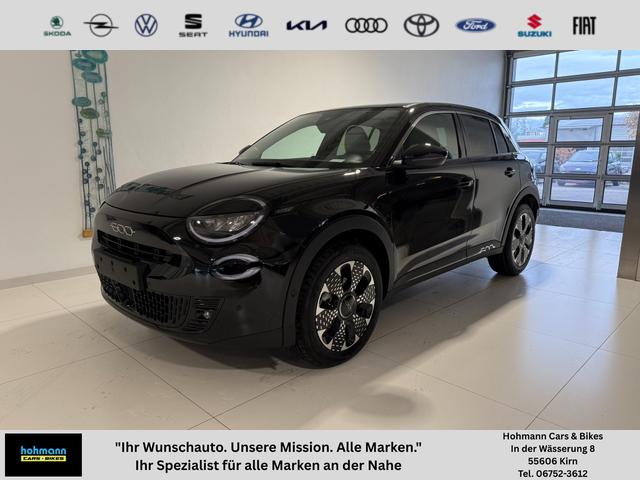 Fiat 600 - La Prima Hybrid 1.2 T3 107 kW (145 PS) DCT Klimaautomatik, Massagesitz, Sitzheizung, elektrisch verstellbarer Fahrersitz, Radio, DAB, Apple CarPlay, Android Auto, Navigationssystem, 18 Zoll Leichtmetallfelgen, uvm.