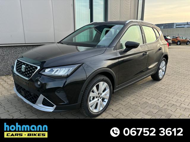 Seat Arona - Style 1.0 TSI 115PS, 5J. Garantie, 16" Alu, Reserverad, Klimaanlage, Parksensoren hinten, Tempomat, Radio 8,25"/Bluetooth, M-Lederlenkrad, Nebelscheinwerfer, Dachreling, LED-Scheinwerfer