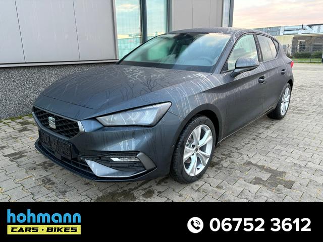 Seat Leon - Style 1.5 eTSI Mild-Hybrid 150PS DSG/AUTOMATIK, 5 Jahre Garantie, 16" Alu, Climatronic, Parksensoren vorn/hinten, Media System PLUS 10,4"/Bluetooth, Tempomat, Full Digital Cockpit, LED-Scheinwerfer, M-Lederlenkrad, Reserverad, Verkehrszeichenerkennung
