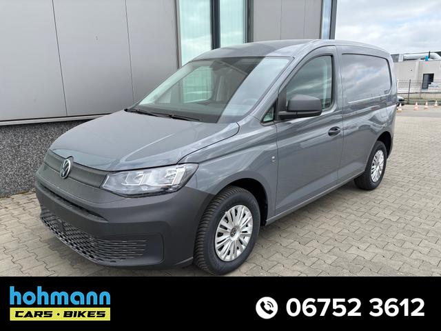 Volkswagen Caddy Cargo - 2.0 TDI 102PS, Pure-Grey, Klima, Parksensoren hinten, Reserverad, Kunststoffbodenbelag Fahrer-/Fahrgastraum, Ganzjahresreifen, Radio 10" + Wireless App-Connect, Tempomat, Hecktüren, Schiebetür rechts