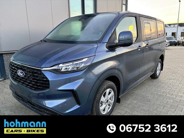 Ford Tourneo Custom - Trend 2.0 TDCi 136PS L1H1, 5 Jahre Garantie, 8 Plätze, AHK, 2 Schiebetüren, Privacy, Metallic, 16" Alu + Allwetter, PDC vo/hi, Kamera, LED-Scheinwerfer, Keyless, Beheizte Frontscheibe, Radio 13", AndroidAuto/Apple CarPlay, Tempomat, 3-Zonen-Klimaautomatik