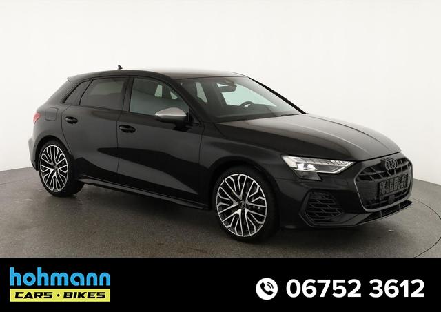 Audi S3 - 2.0 TFSI quattro Sportback quattro, 19-Zoll, Matrix, Optik schwarz, Kamera, el. Klappe, 4-J Garantie