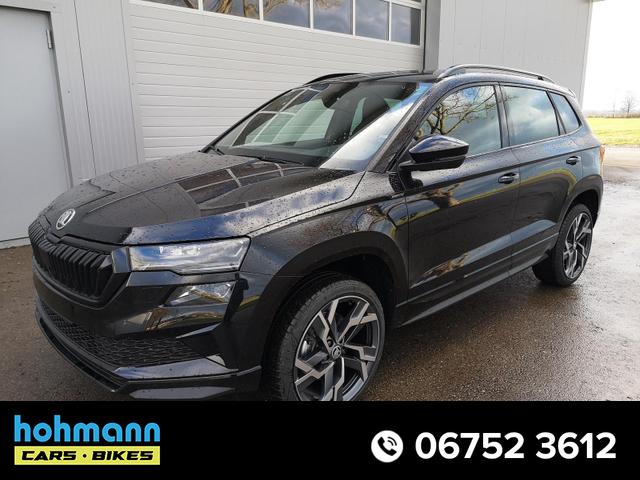 Skoda Karoq - Sportline 2.0TSI DSG 4x4 AHK Matrix Pano Sound Leder 19 Zoll