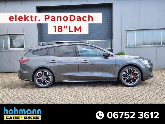 Ford Focus Turnier - 1.0 125PS ST-Line X elektr. PanoDach Winterpaket Rückf.Kamera ACC Klimaautomatik Sitzheizung Lenkradheizung Frontscheibe beheizb. Ford-Navi SYNC 4 B+O Sound DAB+ Bluetooth Apple Carplay Android Auto PDC v+h 2xKeyless 18-LM