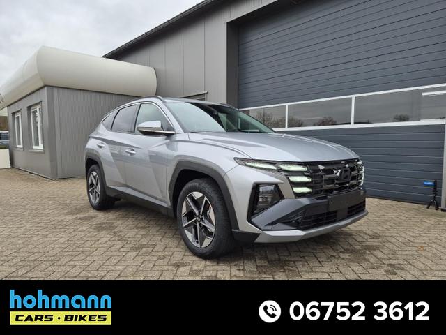 Hyundai TUCSON - Trend 1.6 T-GDI 160PS FACELIFT MY2025 elektr. Heckklappe Teil-Leder Sitzheizung v+h Lenkradheizung Klimaautomatik Navi Touchscreen DAB+ wireless Apple CarPlay + Android Auto PDC Rückf.-Kamera Matrix-LED-Scheinw.