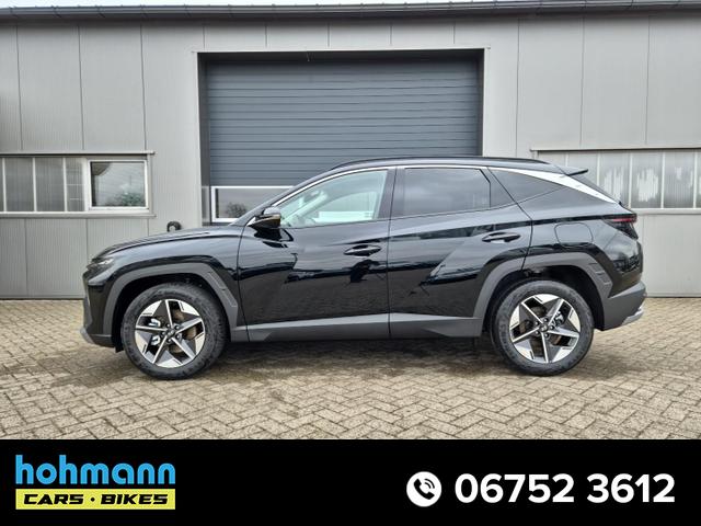 Hyundai TUCSON - Trend 1.6 T-GDI 160PS FACELIFT MY2025 elektr. Heckklappe Teil-Leder Sitzheizung v+h Lenkradheizung Klimaautomatik Navi Touchscreen DAB+ wireless Apple CarPlay + Android Auto PDC Rückf.-Kamera Matrix-LED-Scheinw.
