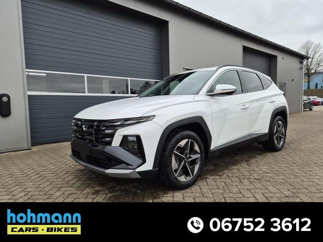 Hyundai TUCSON - Trend 1.6 T-GDI 160PS FACELIFT MY2025 elektr. Heckklappe Teil-Leder Sitzheizung v+h Lenkradheizung Klimaautomatik Navi Touchscreen DAB+ wireless Apple CarPlay + Android Auto PDC Rückf.-Kamera Matrix-LED-Scheinw.