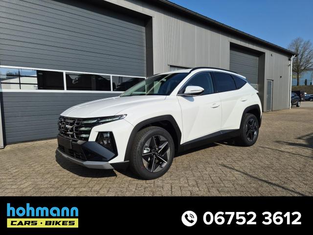 Hyundai TUCSON - Trend 1.6 T-GDI 160PS Automatik FACELIFT MY2025 elektr. Heckklappe Teil-Leder Sitzheizung v+h Lenkradheizung ACC Klimaautomatik Navi Touchscreen DAB+ wireless Apple CarPlay + Android Auto PDC Rückf.Kamera Matrix-LED-Scheinw.