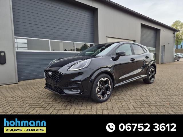 Ford Puma - ST-Line X 1.0 EcoBoost Hybrid 125PS NEUES MODELL 360°Kamera AbstandsTempomat el.Heckklappe Premium Leder (Sensico) B+O-Sound Klimaautomatik Sitzheizung Lenkradheizung Frontscheibe beheizb. Ford-Navi SYNC4 Bluetooth Apple CarPlay Android Auto PDC v+