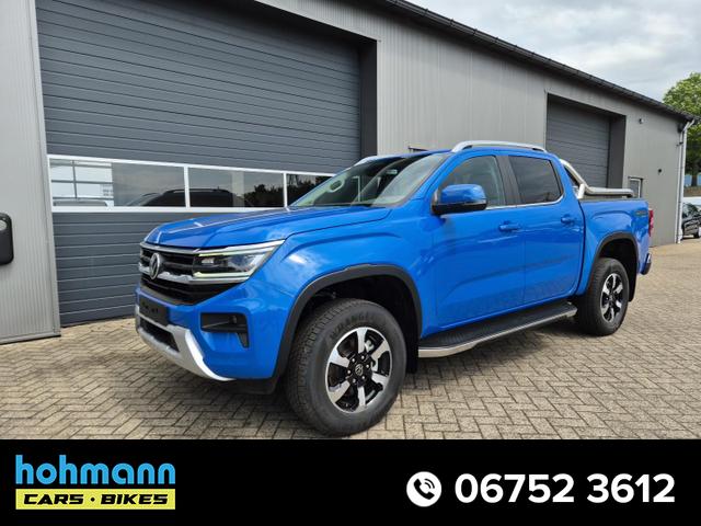 Volkswagen Amarok - Style DoKa 3.0 TDI 240PS 4x4 Automatik Trittbrett Chrompaket Navi Lenkradheizung Frontscheibe beheizb. Sitzheizung AHK Rückf.Kamera ACC Klimaautomatik PDC v+h Apple Carplay Android Auto 2xKeyless 18"LM