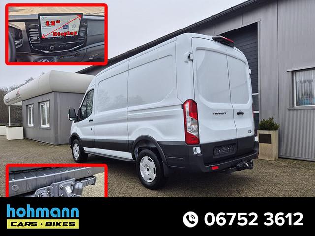 Ford Transit - L2H2 2.0 EcoBlue 165PS Trend Heckantrieb 3,5t 2-Sitzer AHK Sitzheizung Lenkradheizung Frontscheibe beheizb. Klimaautomatik PDC v+h Rückf.Kamera Bluetooth DAB Apple CarPlay Android Auto Tempomat Ganzj.Reifen