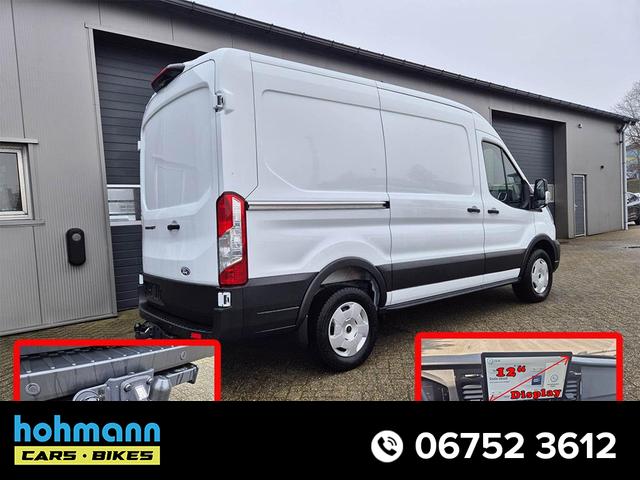 Ford Transit - L2H2 2.0 EcoBlue 165PS Trend Heckantrieb 3,5t 2-Sitzer AHK Sitzheizung Lenkradheizung Frontscheibe beheizb. Klimaautomatik PDC v+h Rückf.Kamera Bluetooth DAB Apple CarPlay Android Auto Tempomat Ganzj.Reifen