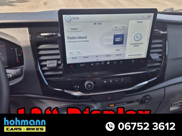 Ford Transit - L2H2 2.0 EcoBlue 165PS Trend Heckantrieb 3,5t 2-Sitzer AHK Sitzheizung Lenkradheizung Frontscheibe beheizb. Klimaautomatik PDC v+h Rückf.Kamera Bluetooth DAB Apple CarPlay Android Auto Tempomat Ganzj.Reifen