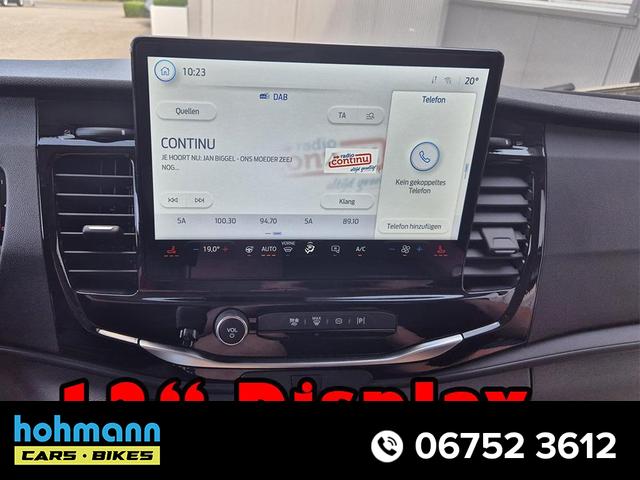 Ford Transit - L2H2 2.0 EcoBlue 130PS Trend 3,5t 3-Sitzer AHK Sitzheizung Lenkradheizung Frontscheibe beheizb. Klimaautomatik Bluetooth DAB Apple CarPlay Android Auto PDC v+h Rückf.Kamera Tempomat