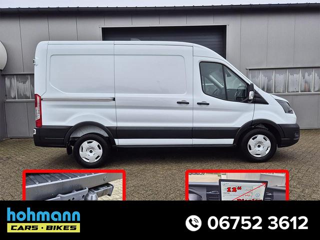 Ford Transit - L2H2 2.0 EcoBlue 130PS Trend 3,5t 2-Sitzer AHK Sitzheizung Lenkradheizung Frontscheibe beheizb. Klimaautomatik PDC v+h Rückf.Kamera Bluetooth DAB Apple CarPlay Android Auto Tempomat Ganzj.Reifen