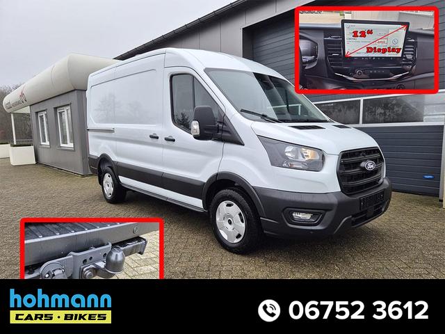 Ford Transit - L2H2 2.0 EcoBlue 130PS Trend 3,5t 3-Sitzer AHK Sitzheizung Lenkradheizung Frontscheibe beheizb. Klimaautomatik Bluetooth DAB Apple CarPlay Android Auto PDC v+h Rückf.Kamera Tempomat