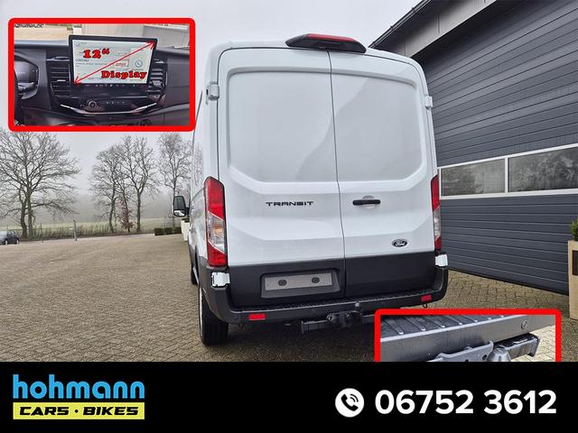 Ford Transit - L2H2 2.0 EcoBlue 130PS Trend 3,5t 3-Sitzer AHK Sitzheizung Lenkradheizung Frontscheibe beheizb. Klimaautomatik PDC v+h Rückf.Kamera Bluetooth DAB Apple CarPlay Android Auto Tempomat Ganzj.Reifen