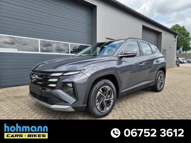 Hyundai TUCSON - 1.6 T-GDI 160PS Sitzheizung Lenkradheizung Klimaautomatik Navi 12,3"-Touchscreen DAB+ wireless Apple CarPlay + Android Auto PDC v+h Rückf.Kamera 2xKeyless 17-LM