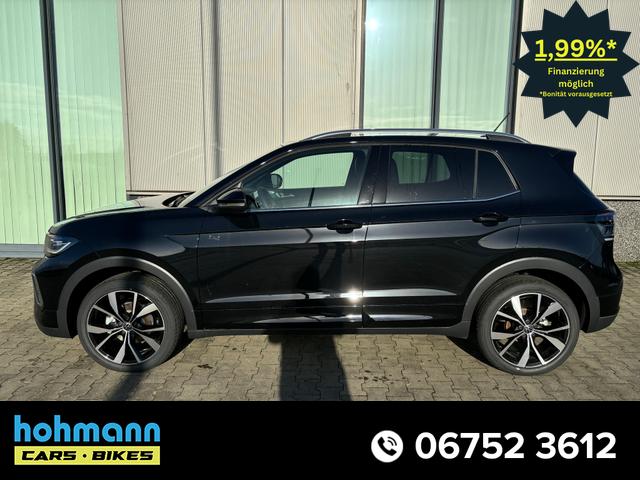 Volkswagen T-Cross - R-Line Limited 1.0 TSI 115PS DSG/AUTOMATIK, Schwarz-Metallic, NAVIGATION, Climatronic, Sitzheizung, 18" Alu, MATRIX-LED-Scheinwerfer, Adaptiver Tempomat ACC, Parksensoren vo/hi, Kamera, Keyless, Abgedunkelte Scheiben, Sicht-Paket, Wireless App-Connect, M-Lederlenkrad