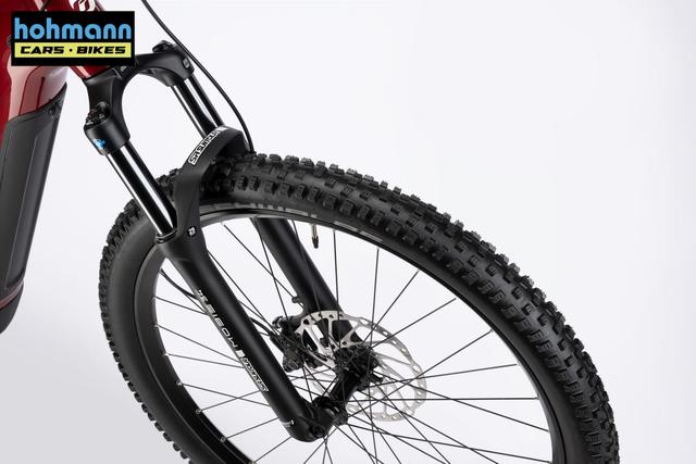 Ghost E-TERU ADVANCED HIGH Uni carbon red/chilly white - glossy Rahmengröße: M 