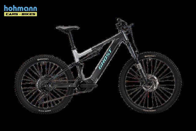 Ghost E-ASX UNIVERSAL HIGH - C1 Uni blazing black/misty gray glossy Größe XL 