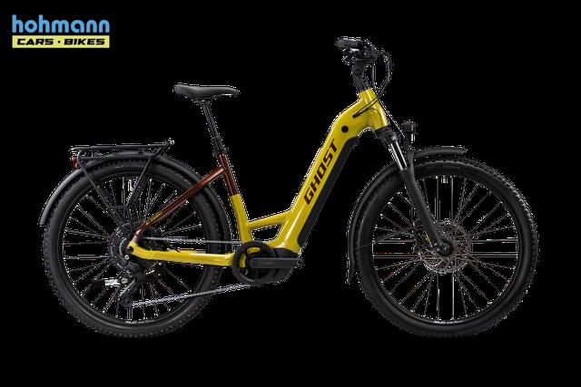 Ghost E-TERU UNIVERSAL EQ LOW - C2 Uni harvest yellow/cocoa brown glossy Größe: M 