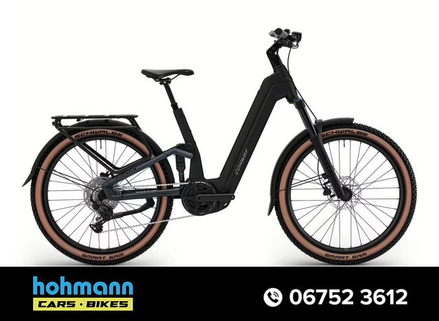 Conway Elektro-SUV "Cairon C FS 2.0" - Wave, 27,5", black matt / anthracite matt, 9-Gang SHIMANO "Cues", 54 cm XL