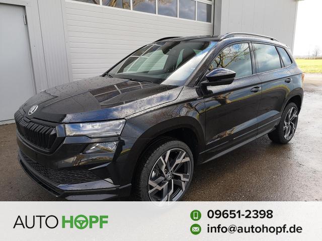 Skoda Karoq - Sportline 2.0TDI DSG 4x4 AHK Matrix Leder 19 Zoll