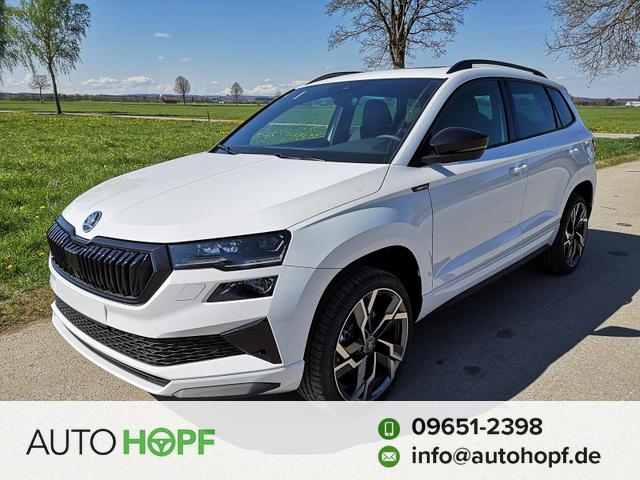 Skoda Karoq - Sportline 2.0TDI DSG 4x4 AHK Matrix Leder 19 Zoll