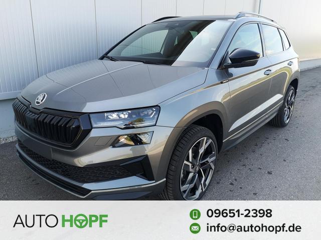 Skoda Karoq - Sportline 2.0TDI DSG 4x4 AHK Matrix Pano Sound Leder 19 Zoll