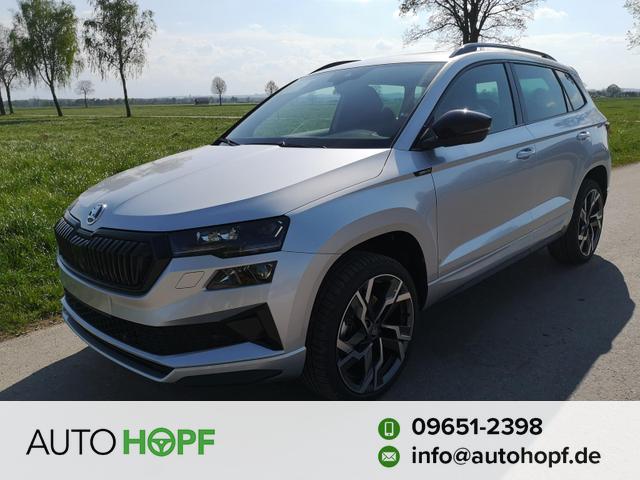 Skoda Karoq - Sportline 2.0TDI DSG 4x4 AHK Matrix Leder 19 Zoll