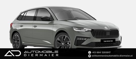 Skoda Scala - Monte Carlo *SONDERPREIS (i.V. mit Behindertenrabatt) 1.0 TSI 115PS DSG, STAHL-GRAU, Panoramadach, 17"Alu, Climatronic, MATRIX-LED, Kessy, Verlängerte Heckscheibe, SunSet, Parksensoren vorn/hinten, Rückfahrkamera, Tempomat, Winter-Paket, Sport-M-Lederlenkrad beheiz